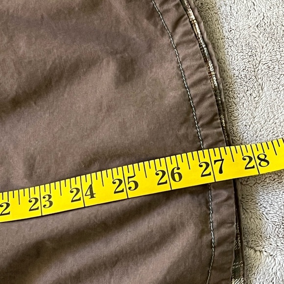 G1 Outdoor Goods Brown Khaki Utility Safari Skirt Size 0 Gorpcore Camping Cargo - Picture 11 of 11